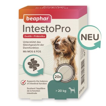 Beaphar IntestoPro Tabs dla dużych psów 20 szt.