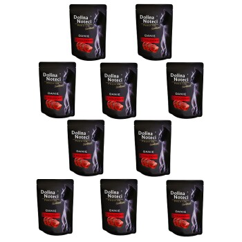 Dolina Noteci Premium Mokra karma dla kotów sterylizowanych danie z wołowiny 10x85 g