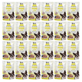 Brit Care Mini Fillets z jagnięciną, w sosie własnym 24 x 85 g