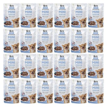 Brit Care Mini Fillets z dziczyzną, w sosie własnym 24 x 85 g