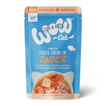 WOW Cat Adult 8 x 85 g Łosoś