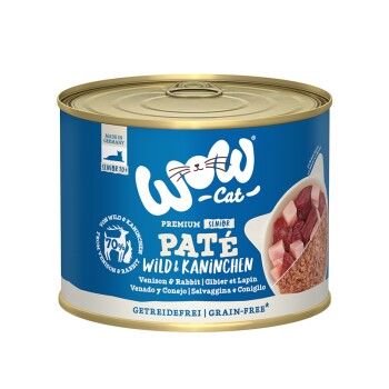 WOW Cat Senior 6 x 200 g Dziczyzna i królik