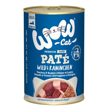 WOW Cat Senior 6 x 400 g Dziczyzna i królik