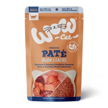 WOW Cat Adult 12 x 125 g Kurczak i łosoś