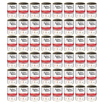 Dolina Noteci Premium Junior bogata w serca wołowe puszka 48x400 g