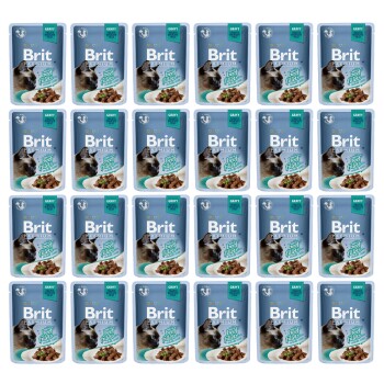 Brit Pouch Gravy Fillets with Beef 24 x 85 g