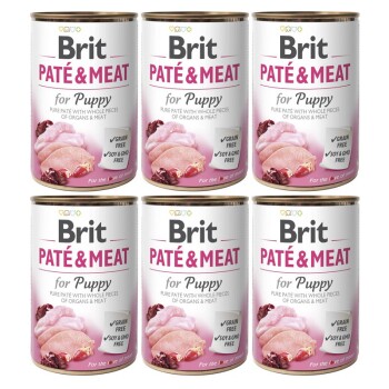 Brit Paté & Meat Puppy 6x400 g