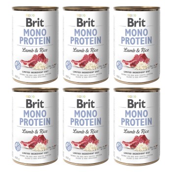 Brit Mono Protein z jagnięciną i ryżem 6 x 400 g