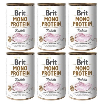 Brit Mono Protein królik 6 x 400 g