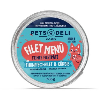 Adult Filet z tuńczyka Menu z dynią i bazylią 12 x 85 g