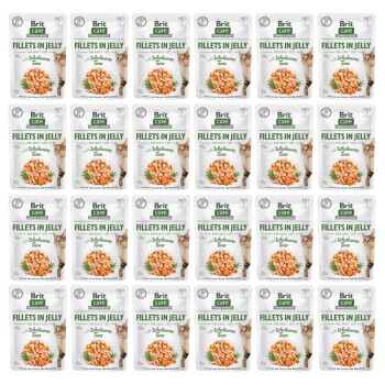 Brit Care Cat Pouch Fillets in Jelly with Wholesome Tuna 24 x 85 g