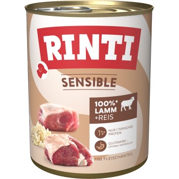 RINTI Sensible Jagnięcina i ryż 6x800 g