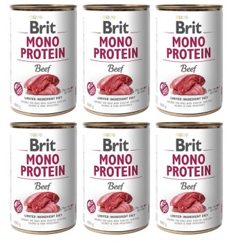 Brit Mono Protein wołowina 6 x 400 g