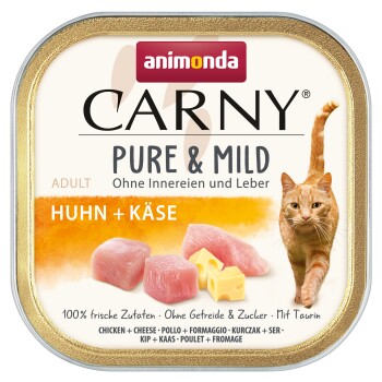 animonda Carny mokra karma dla kota dorosłego, Pure and Mild 32x100 g Kurczak i ser