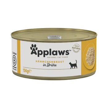 Applaws mokra karma dla dorosłych kotów w bulionie Pierś z kurczaka 48x156 g