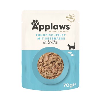 Applaws mokra karma dla dorosłych kotów Tuńczyk i abramis 24x70 g