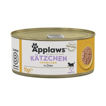 Applaws mokra karma dla kociąt w galarecie Kurczak 48x70 g