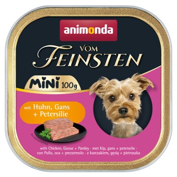 animonda Vom Feinsten Adult Mini 32 x 100 g Kurczak i gęś