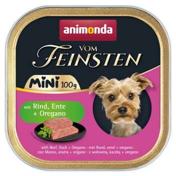 animonda Vom Feinsten Adult Mini 32 x 100 g Wołowina i kaczka