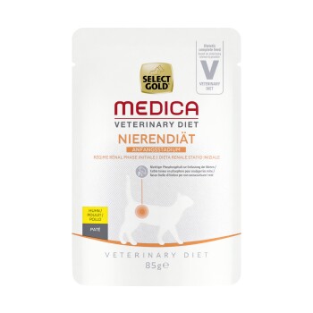 SELECT GOLD Medica Dieta nerkowa w fazie początkowej Kurczak 12 x 85 g