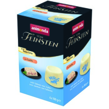 animonda Vom Feinsten Adult à la Panna Cotta Łosoś 6x100 g