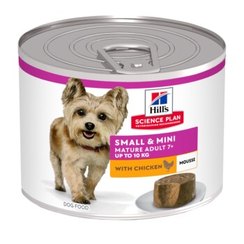 Hill's Science Plan 7+ Small & Mini z kurczakiem, mus 12 x 200 g