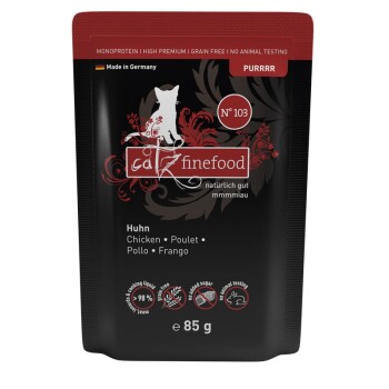 Catz finefood mokra karma dla kota Purrrr Adult Nr 103 Kurczak 32x85 g