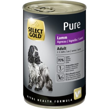 SELECT GOLD Pure Adult Jagnięciną 12x400 g