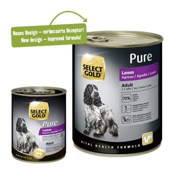 SELECT GOLD Pure Adult Jagnięciną 24x800 g