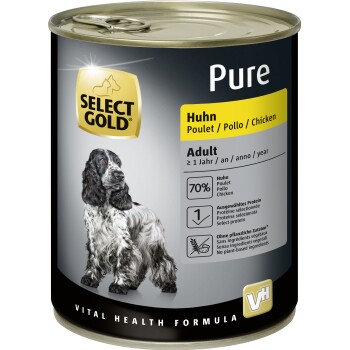 SELECT GOLD Pure Adult Kurczak 24x800 g
