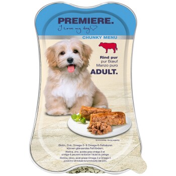 PREMIERE Chunky Menu Adult Woł. pur 30x175 g