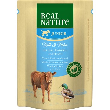 REAL NATURE Junior Pouches 12x300 g