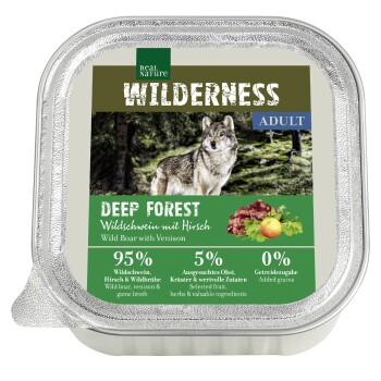 REAL NATURE WILDERNESS Adult Dzik z jeleniem 32x100 g
