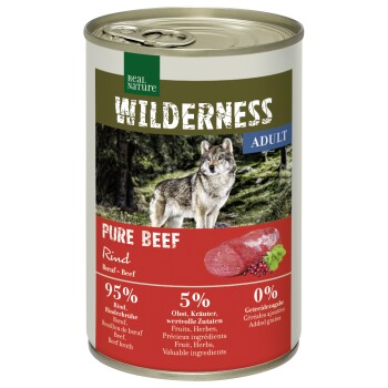 REAL NATURE WILDERNESS Adult Pure Beef 24x400 g