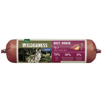 REAL NATURE WILDERNESS Kiełbasa Adult Best Horse – Konina z batatami i burakiem 24x800 g