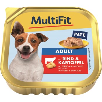 MultiFit Adult Little Dog Wołowina z ziemniakami 22x150 g
