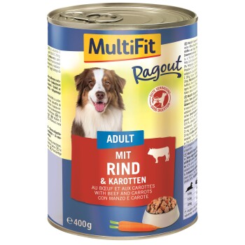 MultiFit Adult Ragout Wołowina i marchew 12x400 g