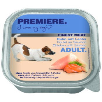 PREMIERE Finest Meat Adult Kurczak z łososiem 20x150 g