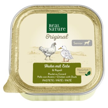 REAL NATURE Adult Kurczak i kaczka 34x100 g