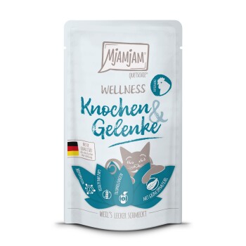 MjAMjAM mokra karma dla kota dorosłego, Wellness Kości i Stawy 12x125 g Kurczak