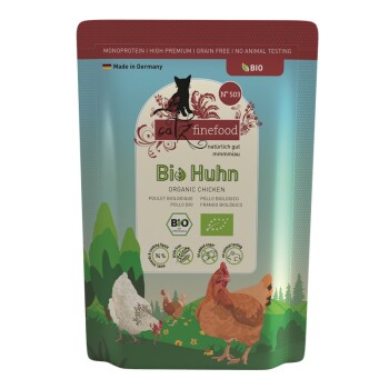 Catz finefood karma mokra dla kota organic adult Nr 503 Kurczak 24x85 g