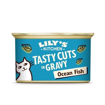 LILY'S KITCHEN mokra karma dla kota Adult Tasty Cuts in Sauce Ryba morska 48x85 g