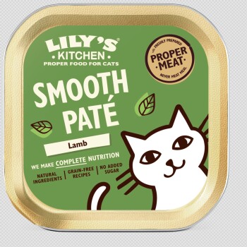 LILY'S KITCHEN mokra karma dla kota Adult Smooth Patè Jagnięciną 38x85 g
