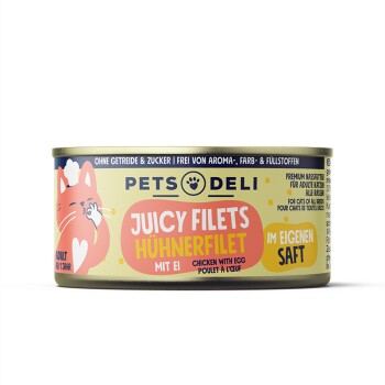 Karma mokra dla kotów Adult Juicy Filets Kurczak z wątróbką jagnięcą i marchewką 12 x 70 g