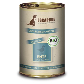 ESCAPURE Karma mokra dla psów Bio Adult Kaczka 6x400 g