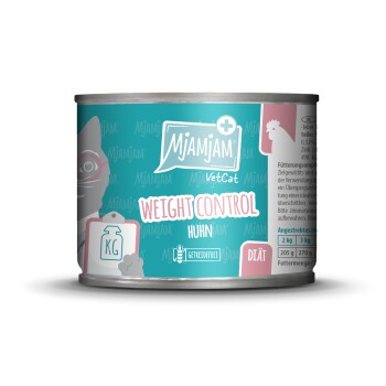 MjAMjAM mokra karma dla kota dorosłego VetCat dieta, kontrola wagi kurczak 6x200g