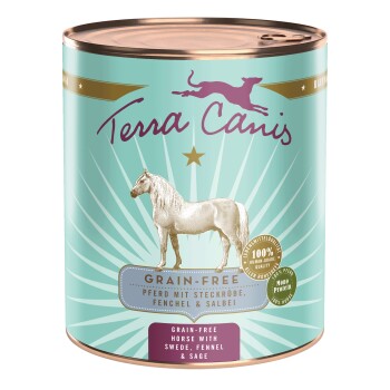 Terra Canis Karma mokra dla psów Bez zbóż Adult Konina 6x800 g
