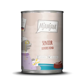MjAMjAM mokra karma dla kota seniora 6x400 g Wołowina