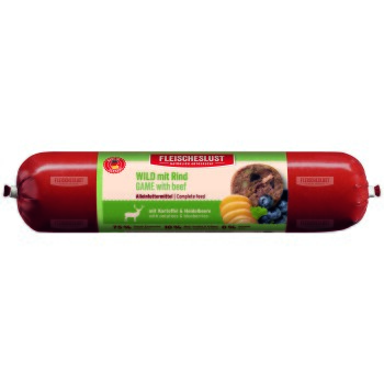 Fleischeslust Karma mokra dla psów Classic Adult Wołowina i dziczyzna 12x800 g