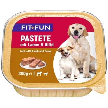 FIT+FUN Pasztet z jagnięciną i dziczyzną 18x300 g